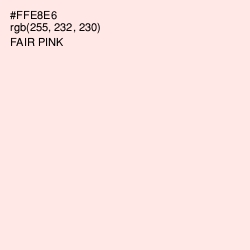 #FFE8E6 - Fair Pink Color Image